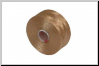 S-Lon, Size D, Beading Thread, F�delgarn, tan, 1 Spule